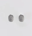 Серьги Игристые серебристые