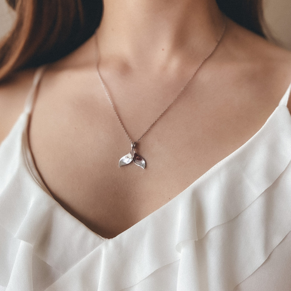 Серебряное колье Кит
