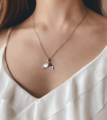 Серебряное колье Кит