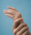 Серебряная печатка Dafna
