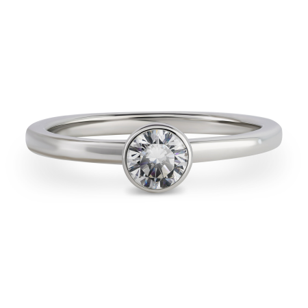 Кольцо с камнем Swarovski 4 мм 