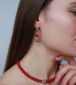 Серьги с настроением Роковая