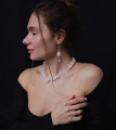 Серебряный чокер с настроением Подлинная