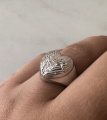 Серебряное кольцо Крылья