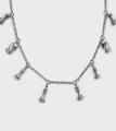 Серебряное колье Шахматы