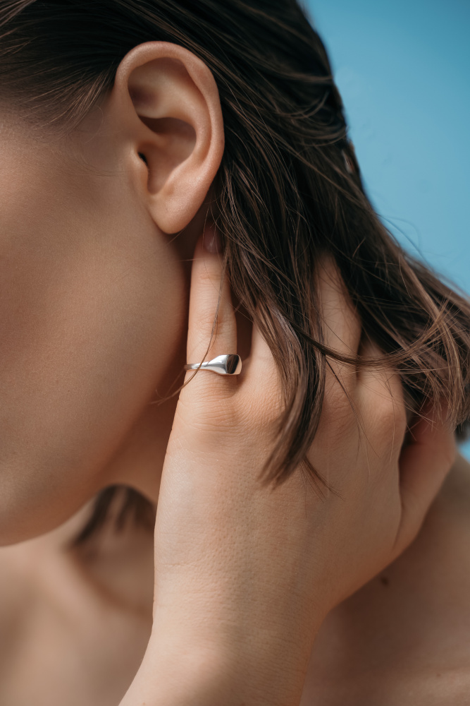 Серебряная печатка Dafna