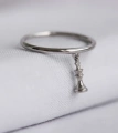 Серебряное кольцо Шахматы с королем 