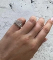 Серебряное кольцо Ледник