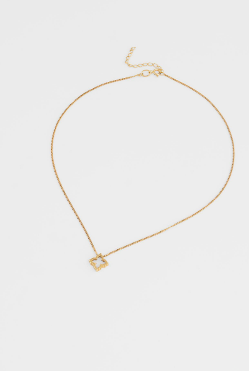 Серебряная подвеска с рельефным цветком в покрытии золотом (PEONIA)