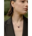 Серебряное колье Геометрия