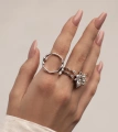 Серебряное кольцо Солнце