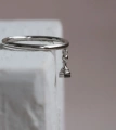 Серебряное кольцо Шахматы с пешкой 