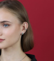 Серебряные серьги Таблетки